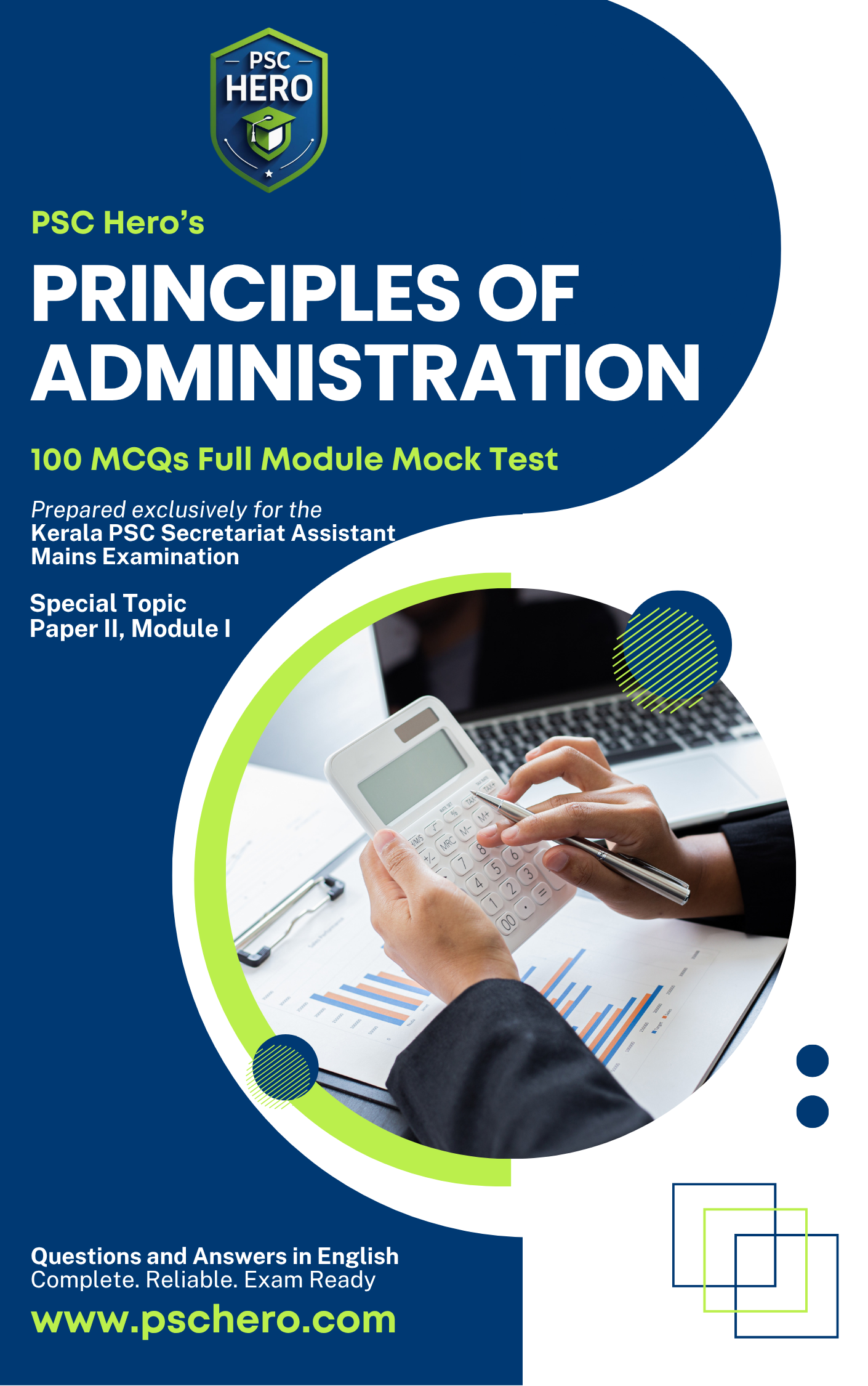 Full Module Mock Test – MCQs with Answers – Principles of Administration – Kerala PSC Secretariat Assistant Mains – Module I, Paper II